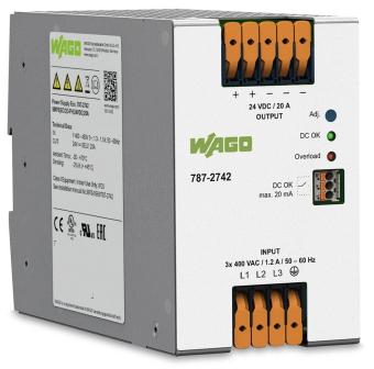 Wago 3P Eco DC power supply 230V // 24V 20A 787-2742